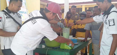  Sabu dan Ekstasi Senilai Setengah Miliar Dimusnahkan Polsek Bangko 